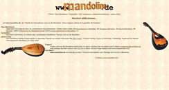 Desktop Screenshot of mandoline.de